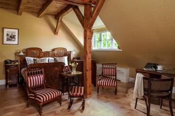 Фото номера Представительский номер с кроватью размера «king-size» Отель Pałac Ciekocinko Hotel Resort &amp; Wellness г. Ciekocinko 5